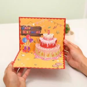 3D Birthday Card Pop Up Greeting Cards