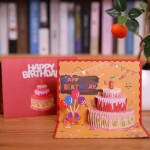 3D Birthday Card Pop Up Greeting Cards