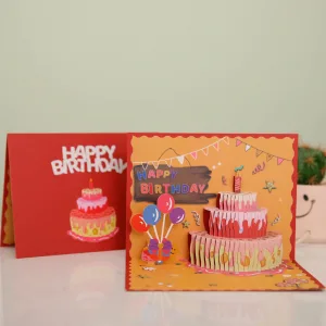 3D Birthday Card Pop Up Greeting Cards